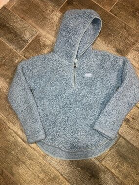 Abercrombie kids Sherpa Quarter-Zip Hooded Pullover